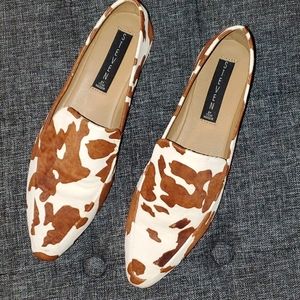 NWT Steve Madden Haylie-C Cow Print Loafer